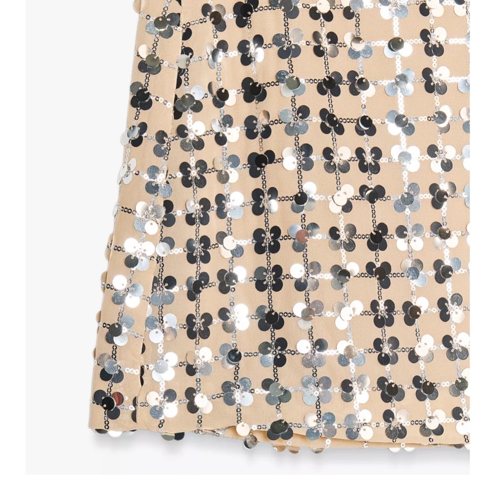 Zara sequin mini skirt - Picture 2 of 4